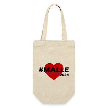 Malle 2024 Coeur Amour - Sac à bouteille - nature - Devant