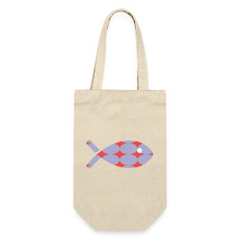 SARDINE. FISH. APRIL FOOL - Gift Bag for Bottles - nature - Front