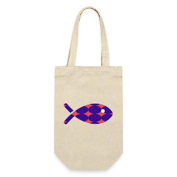 HUMOR. FISH. APRIL FOOL. HUMOR. SEA - Gift Bag for Bottles - nature - Front