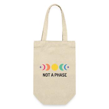 LGBT Pride Month - Keine Phase - Geschenkbeutel für Flaschen - Natur - Vorne