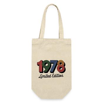 Vintage 1978 limited edition - Gift Bag for Bottles - nature - Front