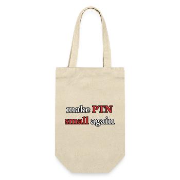 Make PTN small again - Gift Bag for Bottles - nature - Front