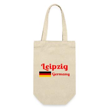 Leipzig, Deutschland - Stilvolle Drucke - Geschenkbeutel für Flaschen - Natur - Vorne