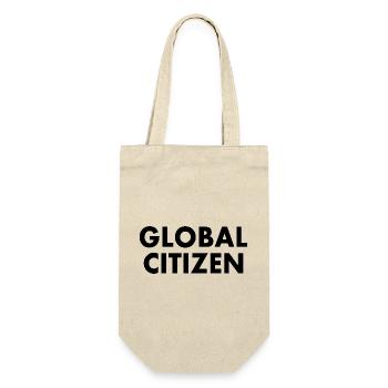 global citizen - Geschenkbeutel für Flaschen - Natur - Vorne