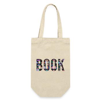 Livre épelé avec étagères, lecture et littérature - Sac à bouteille - nature - Devant