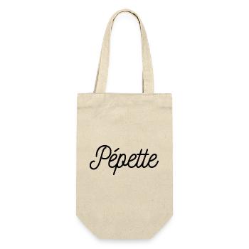 Pepette Nickname Little name humor Gift idea - Gift Bag for Bottles - nature - Front