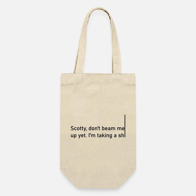Scotty, ne me télécharge pas encore. Je prends un shiiiiiii - Sac à bouteille - nature