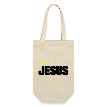 Jesus Christus - Geschenkbeutel für Flaschen - Natur - Vorne
