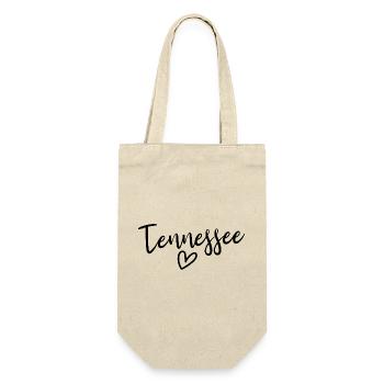 Amour des femmes du Tennessee Heart Tennessee - Sac à bouteille - nature - Devant