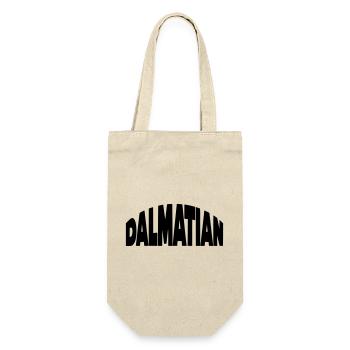Dalmatian, Dalmatian lettering - Gift Bag for Bottles - nature - Front
