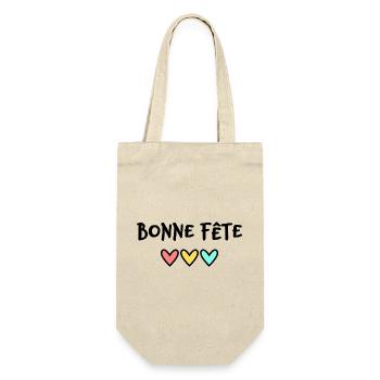 BONNE FÊTE. FÊTE DES MÈRES. FÊTE DES PÈRES. FÊTE - Sac à bouteille - nature - Devant