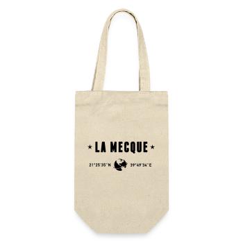 La Mecque Arabie Saoudite Coordonnées Globe - Sac à bouteille - nature - Devant