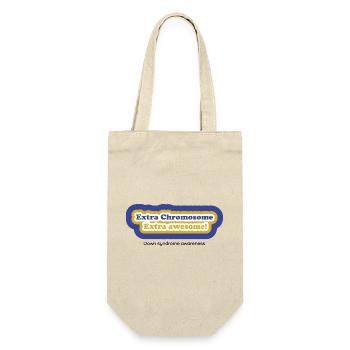 Extra Chromosom Extra Awesome - Geschenkbeutel für Flaschen - Natur - Vorne