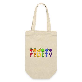 fruchtig - Geschenkbeutel für Flaschen - Natur - Vorne