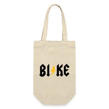 BI!KE - Geschenkbeutel für Flaschen - Natur - Vorne