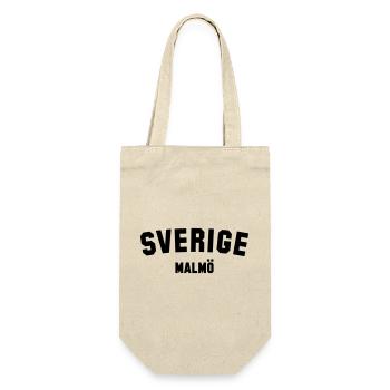 MALMÖ Schweden Sweden Sverige - Geschenkbeutel für Flaschen - Natur - Vorne