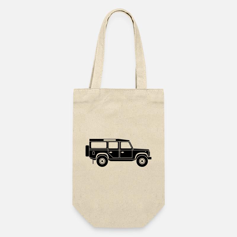 Defender D110 NEU - Geschenkbeutel für Flaschen - Natur