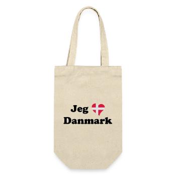 Jeg elsker Danmark - J'aime le Danemark - Sac à bouteille - nature - Devant
