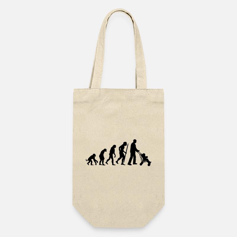 Evolution de la super-papa - Sac à bouteille - nature