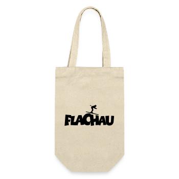 Flachau Ski Skifahren Wintersport - Geschenkbeutel für Flaschen - Natur - Vorne