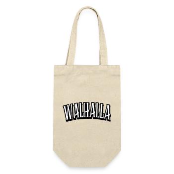 walhalla viking wikinger shirt - Geschenkbeutel für Flaschen - Natur - Vorne