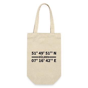Dülmen Coordinates - Gift Bag for Bottles - nature - Front