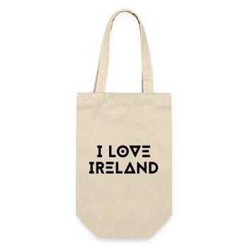 J’AIME L’IRLANDE - Sac à bouteille - nature - Devant