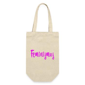 Feminismus - Geschenkbeutel für Flaschen - Natur - Vorne