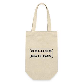 Deluxe Edition  hübsch extra - Geschenkbeutel für Flaschen - Natur - Vorne