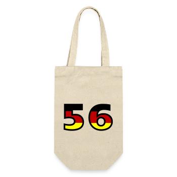 56 Number Germany Jersey - Gift Bag for Bottles - nature - Front