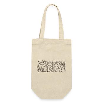 Holidays Holidays Beach Motorhome and Sea - Gift Bag for Bottles - nature - Front