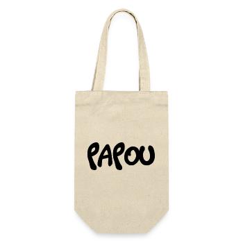 PAPUAN. DAD. FATHER'S DAY. HAPPY FATHER'S DAY - Gift Bag for Bottles - nature - Front