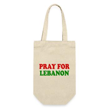 Pray for lebanon - Sac à bouteille - nature - Devant