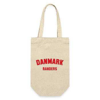 RANDERS Denmark Dänemark - Geschenkbeutel für Flaschen - Natur - Vorne