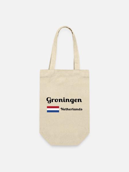 Groningen Niederlande - Stilvolle Drucke - Geschenkbeutel für Flaschen - Natur