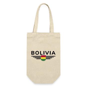 J’aime la Bolivie, T-shirt design de style élégance - Sac à bouteille - nature - Devant