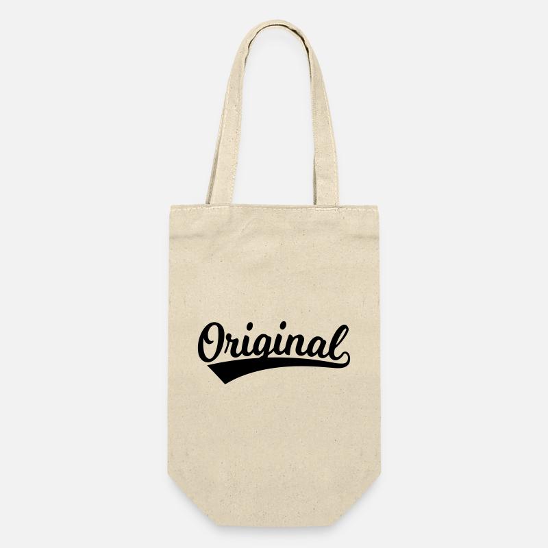 Lettrage original - Sac à bouteille - nature