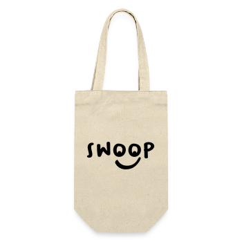 Swoop Face Laugh Gift - Gift Bag for Bottles - nature - Front