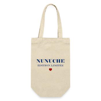 Nunuche Limited Edition Heart - Gift Bag for Bottles - nature - Front