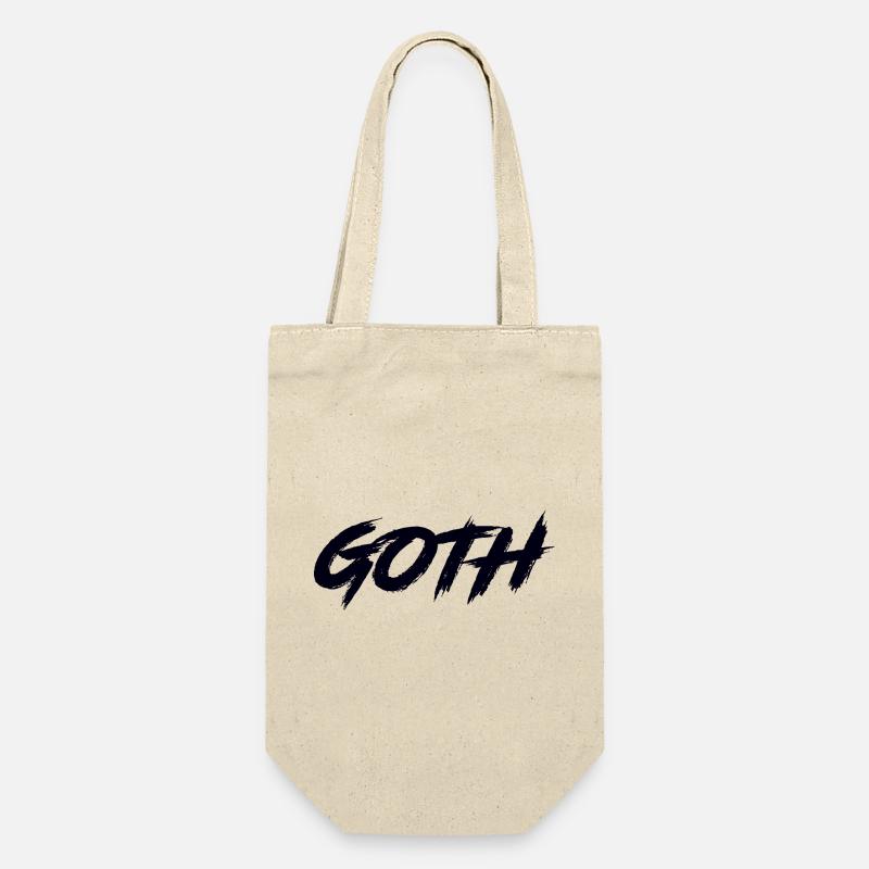 Goth - Geschenkbeutel für Flaschen - Natur