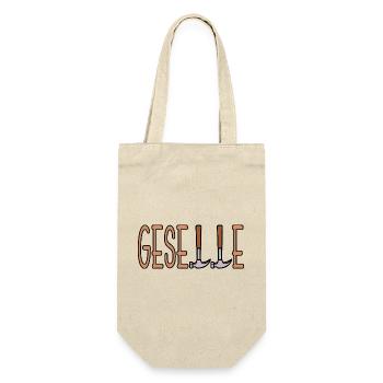 Handwerker Geselle - Geschenkbeutel für Flaschen - Natur - Vorne