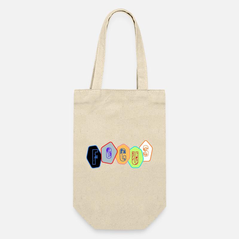 Focus in chrome blocks - Gift Bag for Bottles - nature