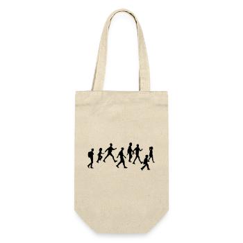 Walking Team Abenteuer - Geschenkbeutel für Flaschen - Natur - Vorne