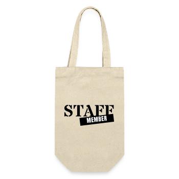 Staff Member - Team Personal Event Employee - Gift Bag for Bottles - nature - Front