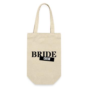 Équipe de la mariée - Équipe de la fête de garçon Filles de la fête de mariage de la mariée - Sac à bouteille - nature - Devant