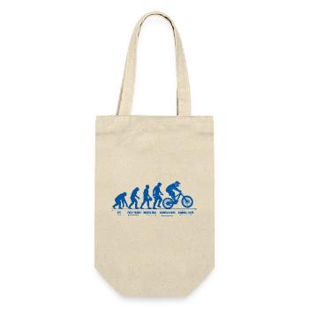 Mountain Bike Evolution Downhill MTB Gift - Gift Bag for Bottles - nature - Front