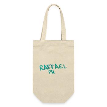 Geschenkidee für Raphael  - Geschenkbeutel für Flaschen - Natur - Vorne