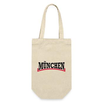 Munich * two-tone - Gift Bag for Bottles - nature - Front