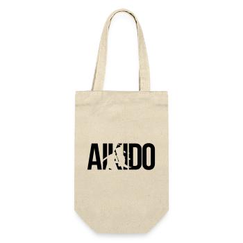 aikido - Geschenkbeutel für Flaschen - Natur - Vorne