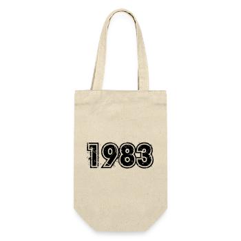 Jahrgang 1983 - Gift Bag for Bottles - nature - Front